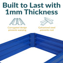 Sunnydaze Galvanized Steel Raised Garden Bed