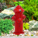 Sunnydaze Fire Hydrant Dog Pee Post Metal Garden Statue