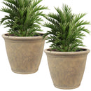 Sunnydaze Anjelica Polyresin Outdoor Flowerpot Planter
