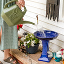 Sunnydaze Nantes Outdoor Ceramic Bird Bath - 16" H