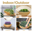 Sunnydaze Percival Polyresin Outdoor Planter Bowl - 20.75"