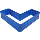 Sunnydaze Galvanized Steel Raised Garden Bed