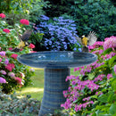 Sunnydaze Glazed Ceramic Outdoor Bird Bath