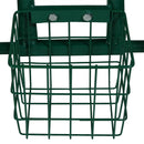 Sunnydaze Rolling Garden Cart with Work Seat and Basket