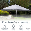 Sunnydaze Premium Oxford Fabric Pop-Up Canopy Shade with Vent