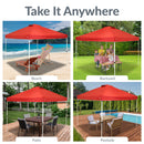 Sunnydaze Premium Oxford Fabric Pop-Up Canopy Shade with Vent