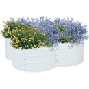 Sunnydaze Galvanized Steel Raised Garden Bed
