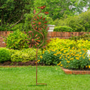 Sunnydaze Staked Metal Garden Wind Spinner
