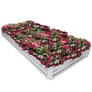 Sunnydaze Galvanized Steel Rectangle Raised Garden Bed