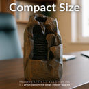 Sunnydaze Stony Rock Waterfall Indoor Tabletop Fountain - 11"
