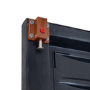 Sunnydaze 4-Shelf Plastic Lockable Storage Cabinet - 72"