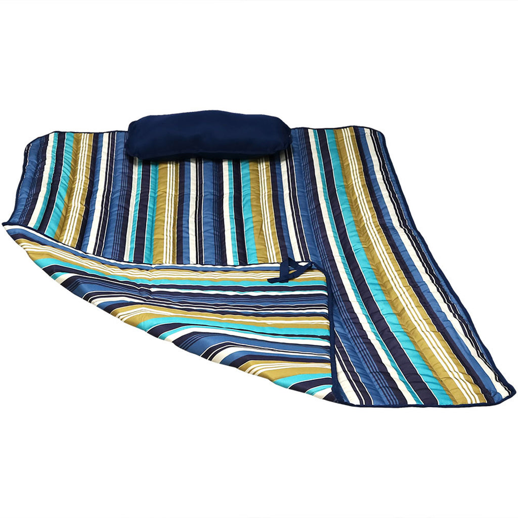 Sunnydaze Indoor/Outdoor Polyester Back and Seat Cushions - Blue, 4.25 -  Kroger