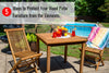 5 Ways to Protect Wood Patio Furniture from the Elements