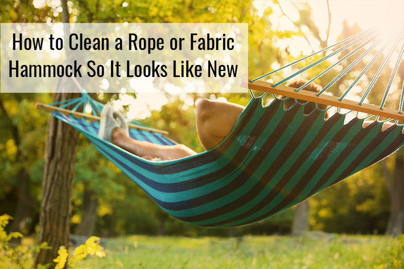 How to Clean a Rope or Fabric Hammock So It Looks Like New