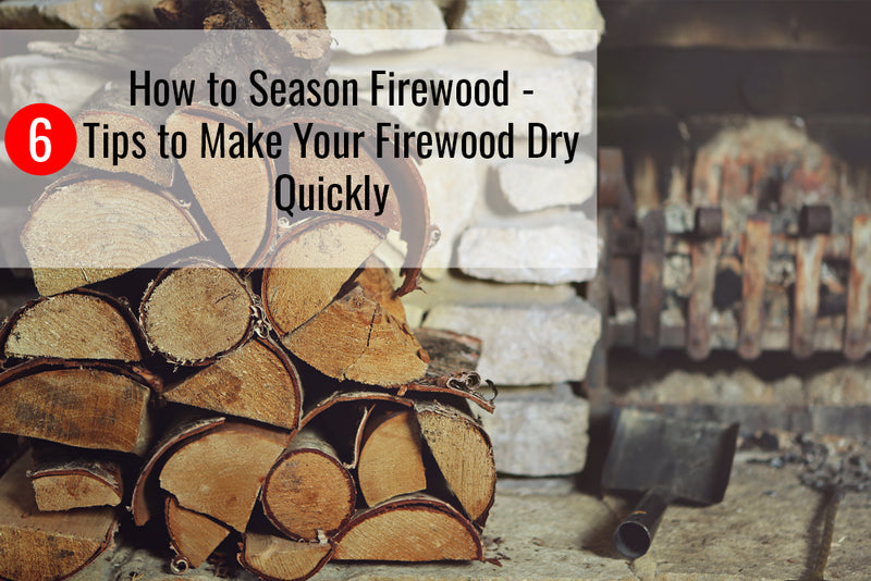Find out how to season firewood and the best tips to make it dry quickly.