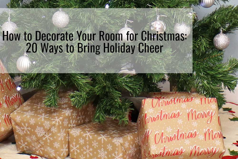 Find out the most creative ways to decorate your room for Christmas this season.