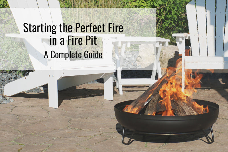 Want to impress family and friends with your fire pit starting skills? Read to find out how to start the perfect fire in a fire pit.