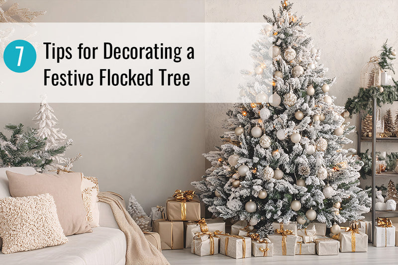 7 Tips for Decorating a Festive Flocked Tree