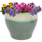 Sunnydaze Studio Glazed Ceramic Planter with Drainage Holes