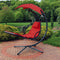 Sunnydaze Floating Chaise Lounge Chair with Umbrella