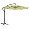 Sunnydaze Offset Outdoor Patio Umbrella with Crank - 9-Foot