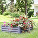 Sunnydaze 47" Steel Rectangle Raised Garden Bed