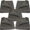 Sunnydaze 16 x 20-Foot - Multi Purpose Poly Tarp - Dark Gray - Set of 5