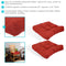 Sunnydaze Set of 2 Olefin Tufted Outdoor Square Patio Cushions