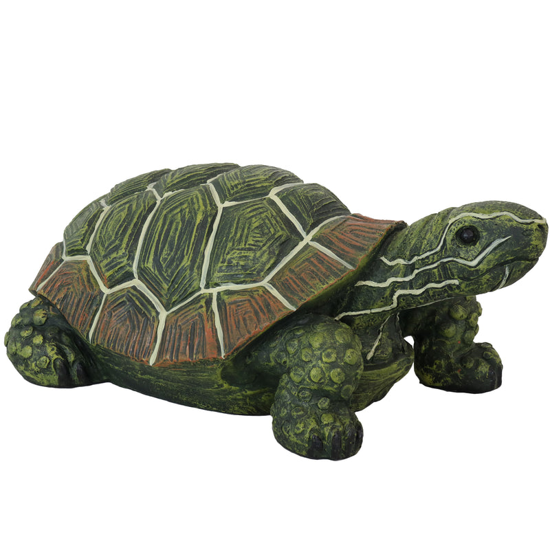 Sunnydaze Terrance the Tortoise Indoor/Outdoor Lawn and Garden Statue - 9-Inch