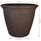 Sunnydaze Anjelica Polyresin Outdoor Flower Pot Planter