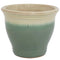 Sunnydaze Studio High-Fired Glazed Ceramic Planter