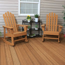 Sunnydaze Outdoor Wooden Adirondack Rocking Chair with Cedar Finish