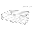 Sunnydaze 47" Steel Rectangle Raised Garden Bed