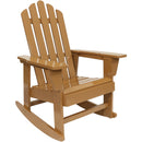 Sunnydaze Outdoor Wooden Adirondack Rocking Chair with Cedar Finish