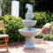 4-tier lion head outdoor water fountain