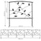 Sunnydaze 5-Piece Modern Leaves Metal Garden Fence Panels - 10' Overall