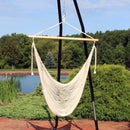 Sunnydaze Outdoor Mayan Hanging Hammock Chair - Natural