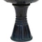 Sunnydaze Double Tier Outdoor Ceramic Fountain with LED Lights - 38"