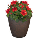 Sunnydaze Anjelica Polyresin Outdoor Flower Pot Planter