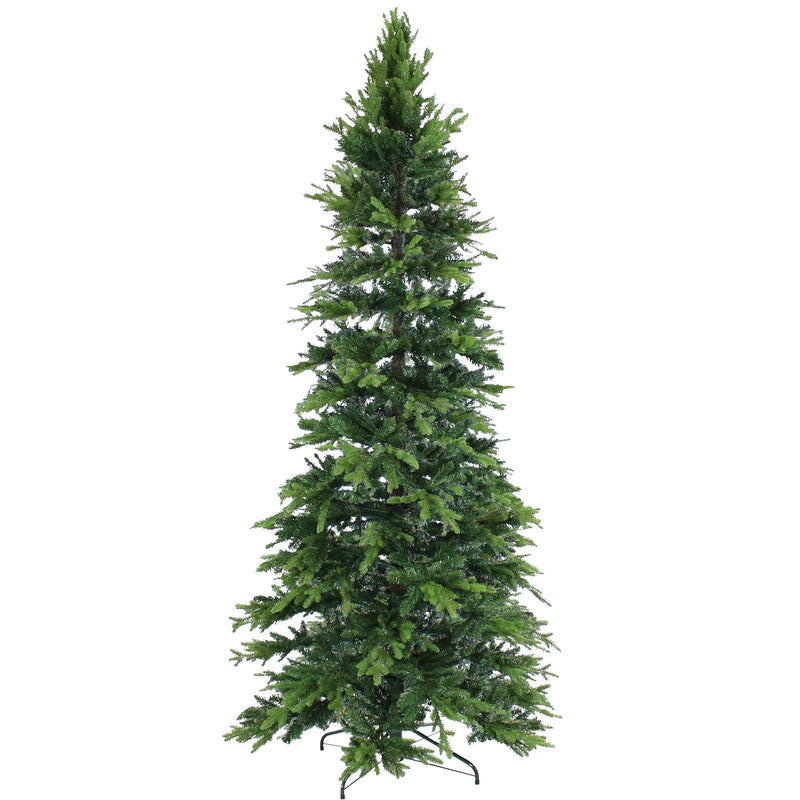 Sunnydaze Tall and Stately Slim Artificial Unlit Christmas Tree