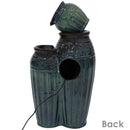 Sunnydaze Tour de Vase Ceramic Outdoor Water Fountain - 27"