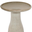 Sunnydaze Glazed Ceramic Duo-Tone Outdoor Bird Bath