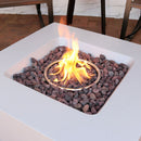 Sunnydaze Contempo Square Outdoor Propane Gas Fire Pit - 34"