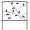 Sunnydaze 5-Piece Modern Leaves Metal Garden Fence Panels - 10' Overall