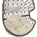 Sunnydaze Danielle Outdoor Hanging Egg Chair with Cushion