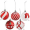 Sunnydaze 30ct 60mm Holiday Glitter Shatterproof Christmas Ornaments