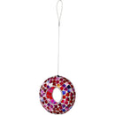 Sunnydaze Mosaic Fly-Through Hanging Bird Feeder - 6"