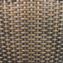 Sunnydaze Resin Faux Basketweave Outdoor Planter - Set of 3