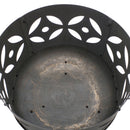 Sunnydaze 26" Retro Fireplace Cast Iron Fire Pit with Spark Screen