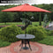 Sunnydaze Rose Blossom Cast Iron Patio Umbrella Base - 16" Diameter